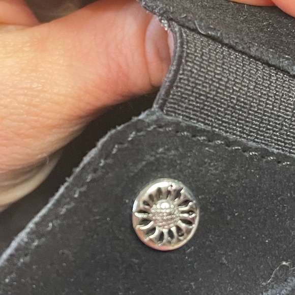 Yellow Box Melodee Suede Slip-On Mules Midnight Black Women Size 8.5 Casual Shoe - Picture 9 of 13